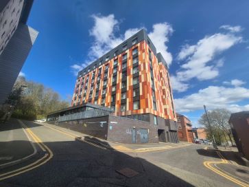 Street View of the street at Apartment 503 Cardinal Court, Scholes Street, Oldham, OL1 3FU